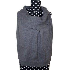 Kensie Oversized Sleeveless Cowl Neck Sweater Med